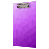 Paarse lavendel gradiënt geometrisch mesh patroon klembord (Links)