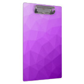 Paarse lavendel gradiënt geometrisch mesh patroon klembord (Rechts)