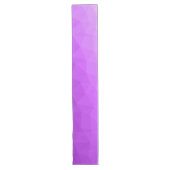 Paarse lavendel gradiënt geometrisch mesh patroon lange tafelloper (Voorkant)
