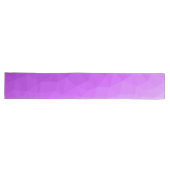 Paarse lavendel gradiënt geometrisch mesh patroon lange tafelloper (Horizontaal)