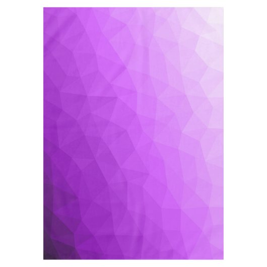 Paarse lavendel gradiënt geometrisch mesh patroon tafelkleed (Voorkant)
