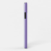 Paarse lavendel grijze verticale gestreepte gepers Case-Mate iPhone case (Achterkant/rechts)
