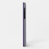 Paarse lavendel grijze verticale gestreepte gepers Case-Mate iPhone case (Achterkant/links)