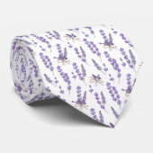 Paarse Lavendel Heren Das (Opgerold)