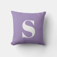Paarse Lavendel Initiaal Monogrammed Outdoor Kusse