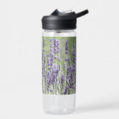 Paarse Lavendel Kruid Bloemen Waterfles (Links)