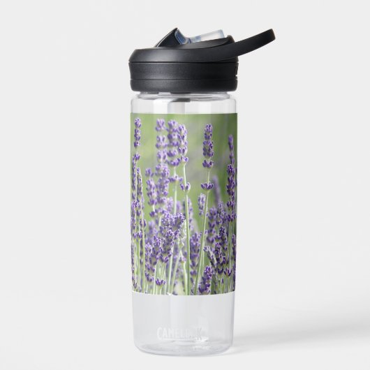 Paarse Lavendel Kruid Bloemen Waterfles (Links)