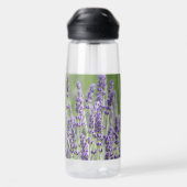Paarse Lavendel Kruid Bloemig Waterfles (Achterkant)