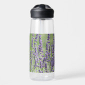 Paarse Lavendel Kruid Bloemig Waterfles (Voorkant)