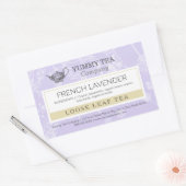 Paarse Lavendel - Losse Leaf Tea Label Sticker (Envelop)