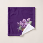 Paarse lavendel orchidee handdoek set (Wasdoekje)