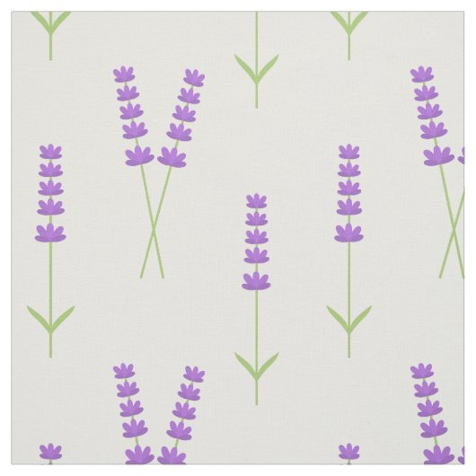 Paarse lavendel patroon stof (Swatch)