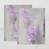 Paarse lavendel | Personaliseren Kaart (Voorkant / Achterkant)