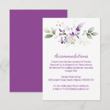 Paarse Lavendel Plant & Paarse Behuizing Kaart