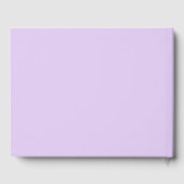 Paarse Lavendel Roze Bruiloft Gastenboek (Achterkant)