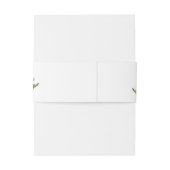 Paarse Lavendel Rustieke Bloemen Huwelijk Uitnodigingen Wikkel (Achterkant Voorbeeld)