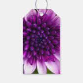 Paarse lavendel schaduwbloemen cadeaulabel (Achterkant)