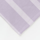 Paarse lavendel strepen fleece deken (Hoek)