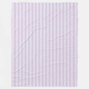 Paarse Lavendel Strepen Fleece Deken