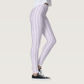 Paarse Lavendel Strepen Leggings (Rechts)