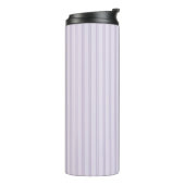 Paarse Lavendel Strepen Thermosbeker (Gedraaid links)