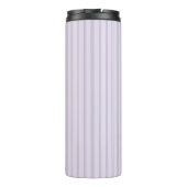 Paarse Lavendel Strepen Thermosbeker (Achterkant)