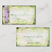  Paarse Lavendel Sweet Peas Plaatskaarten Plaatskaartje (Voorkant / Achterkant)