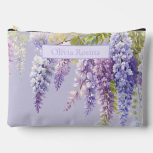 Paarse lavendel waterverf bloemenwisteria lila etui