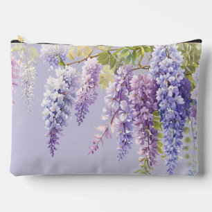 Paarse lavendel waterverf bloemenwisteria lila etui