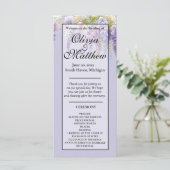 Paarse lavendel waterverf bloemisterij wisteria se (Staand voorkant)