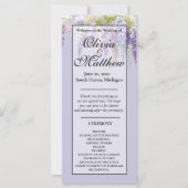 Paarse lavendel waterverf bloemisterij wisteria se (Voorkant)