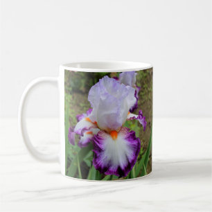 Paarse, lavendel & witte iris Mok