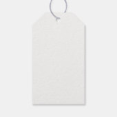 Paarse lavendelbloesems watercolor botanisch cadeaulabel (Achterkant)