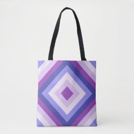 Paarse lavendeldiamant tote bag