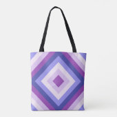 Paarse lavendeldiamant tote bag (Achterkant)