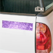 Paarse Lavendelsterren Bumpersticker (Op Truck)