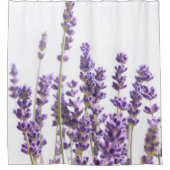 Paarse lavender #1 #decor #art douchegordijn (Voorkant)