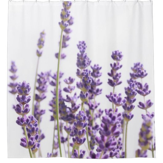 Paarse lavender #1 #decor #art douchegordijn (Voorkant)