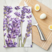 Paarse lavender #1 #decor #art theedoek (Quarter Fold)