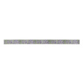 Paarse lavender Blooms Floral Satijnen Lint (Voorkant)