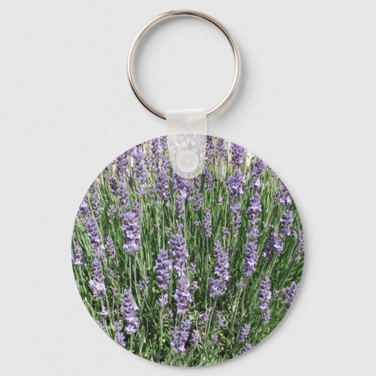 Paarse lavender Delight Sleutelhanger (Voorkant)