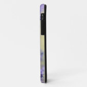 Paarse lavender en bijen iPhone Case (Achterkant/links)