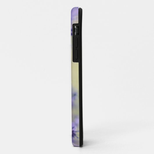 Paarse lavender en bijen iPhone Case (Achterkant/links)