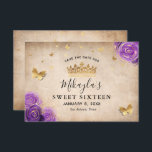 Paarse lavender en gouden Rozen Elegant Save The Date<br><div class="desc">Op zoek naar unieke oplossingen om je gouden en lavender feestthema mooi te maken? Creëer uw eigen elegante sprookjesprinses de kantoorbenodigdheden met behulp van deze parketpapier DIY sjabloon, behalve de datumuitnodigingen. De botanische waterverf van Raphaela Wilson illustreert lichte paarse rozen die zijn geaccentueerd in een faux metallic geel goud, een...</div>