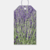 Paarse Lavender Fields Floral Cadeaulabel (Voorkant)