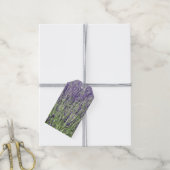 Paarse Lavender Fields Floral Cadeaulabel (Met Touw)