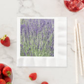 Paarse Lavender Fields Floral Servet (Insitu)