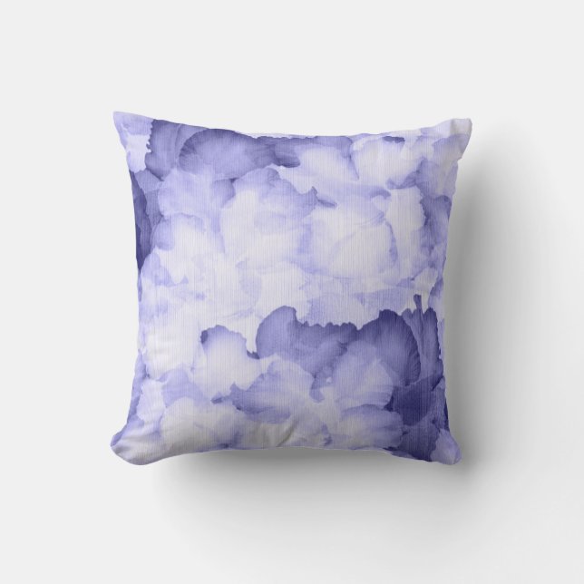 Paarse lavender florale kussen, kussen voor thuisg (Voorkant)