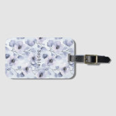 Paarse lavender Flowers Bagagelabel (Voorkant (horizontaal))