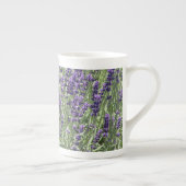 Paarse lavender Flowers Floral Porselein Kop (Rechts)